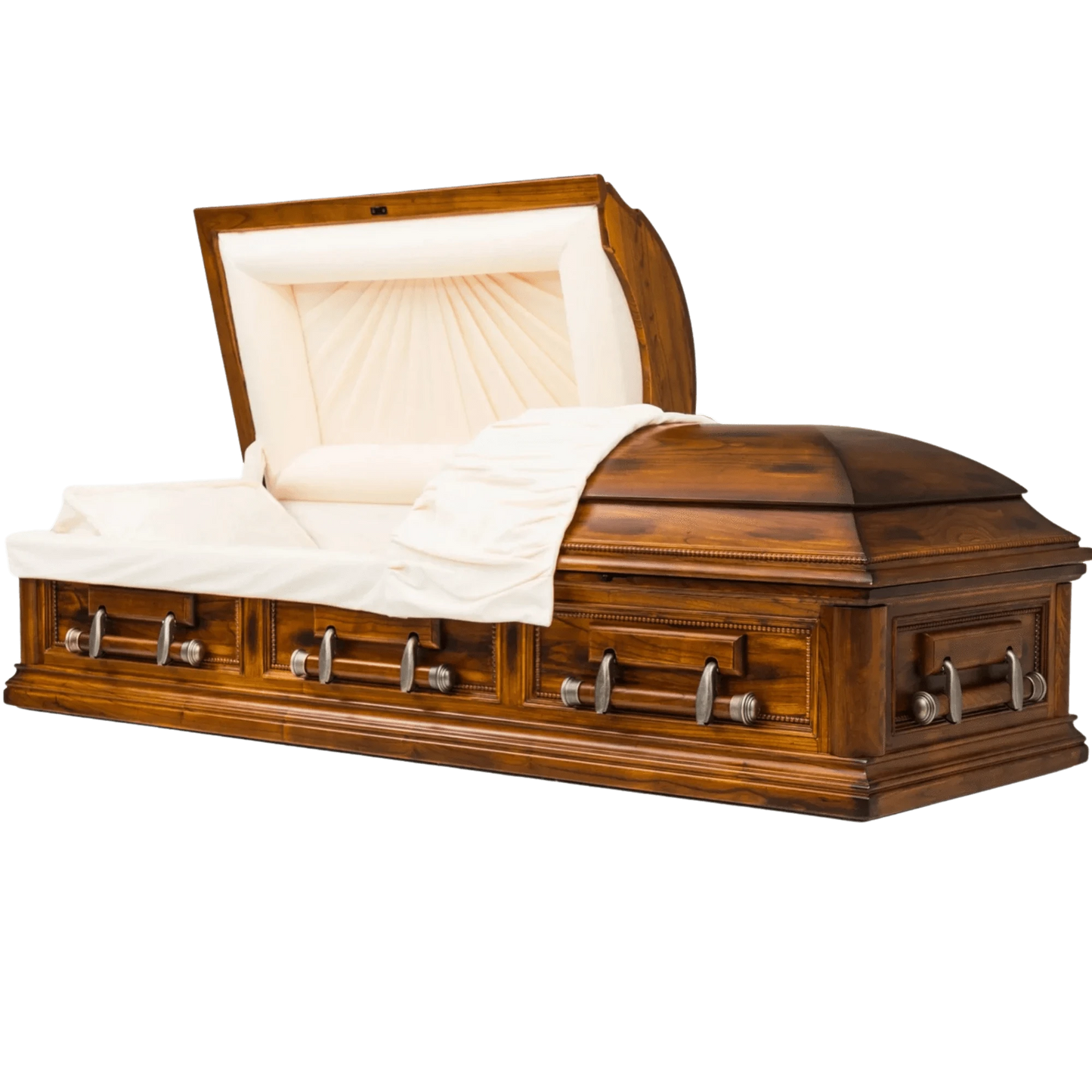 Norton (Solid Oak) | Oak Wood Casket with Satin Finish