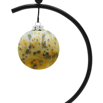 Ball Ornament (Jasper Gold) – Made with Solidified Cremains