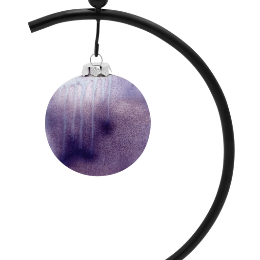 Ball Ornament (Lavender) – Made from Solidified Remains