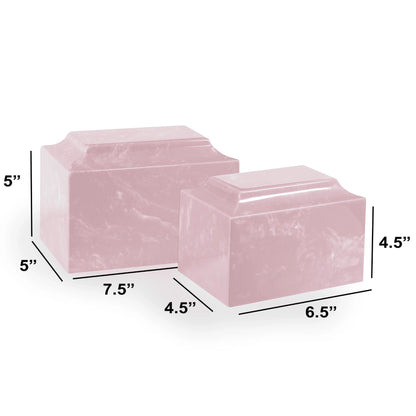Pink Pet Marble Cremation Urn