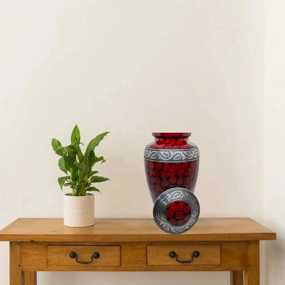 Cremation Urn - Red