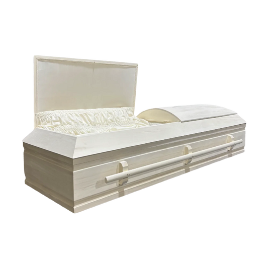 Abraham Poplar Wood Casket