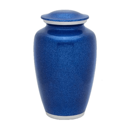 Solid Color Pet Urn - Blue Pearl