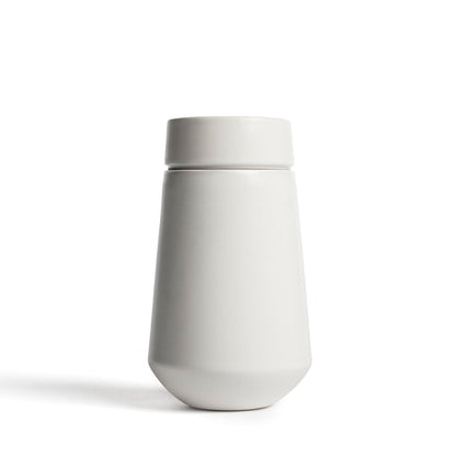 Aegis Ceramic Urn |  Soft White Keepsake Urn