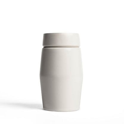 Epoch Ceramic Urn | Soft White Keepsake Urn