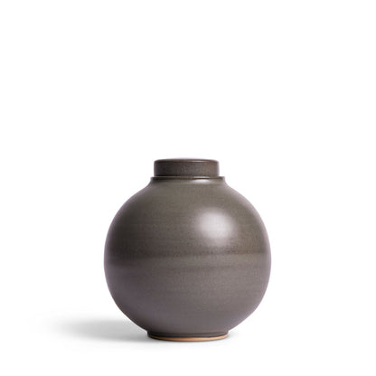 Solstice X Terra Noir | Gray Shino Moon Keepsake Urn