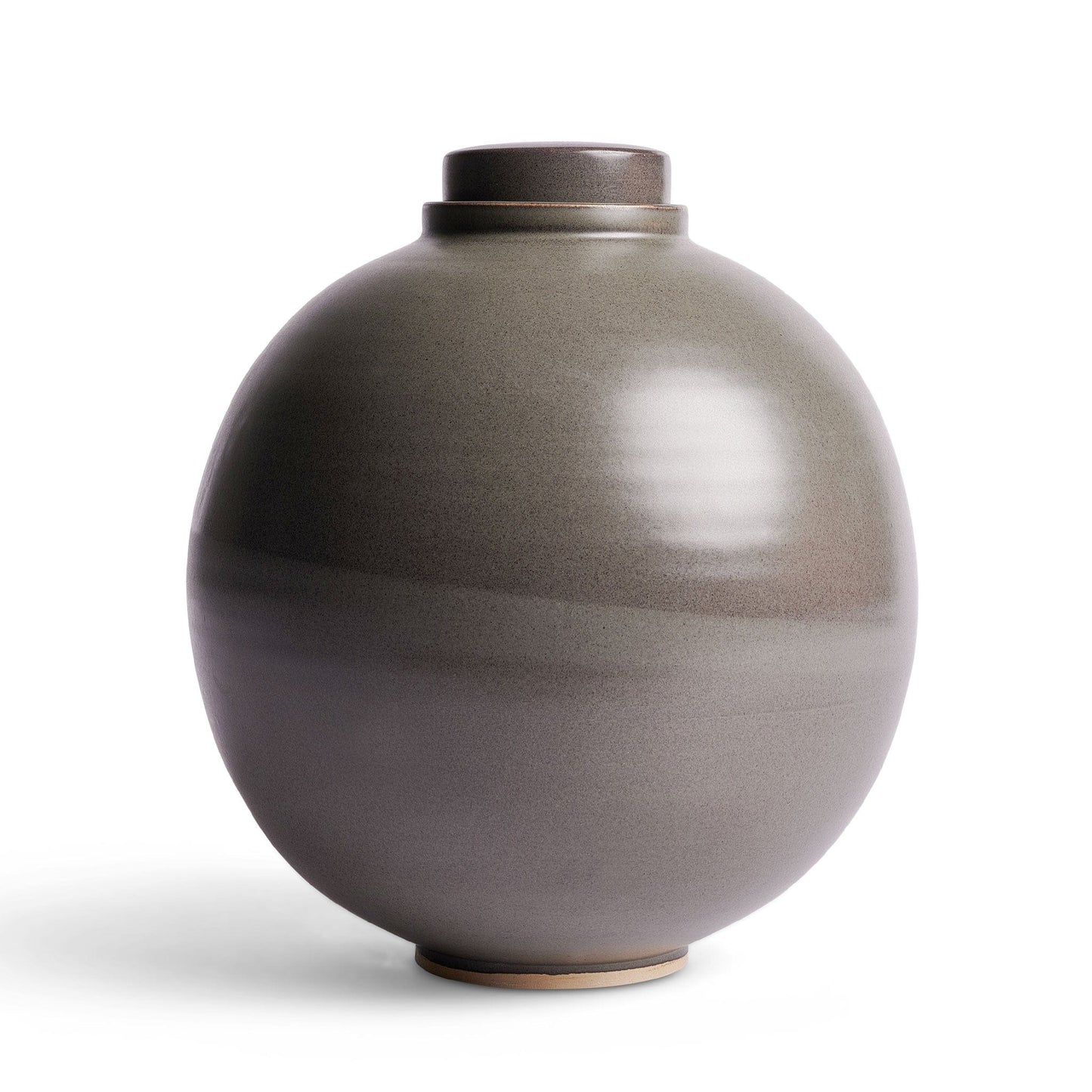 Solstice X Terra Noir | Gray Shino Moon Adult Urn