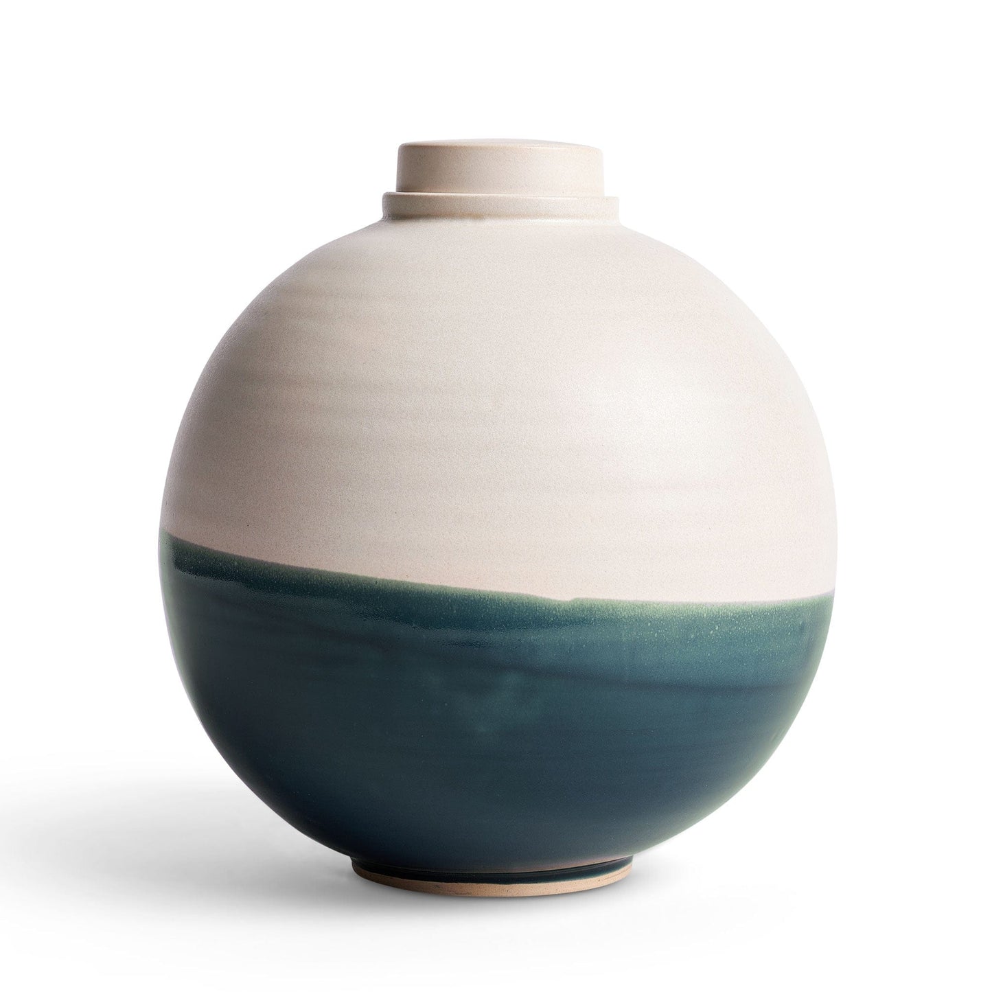 Solstice X Terra Noir | Soft White With Blue Moon Adult Urn