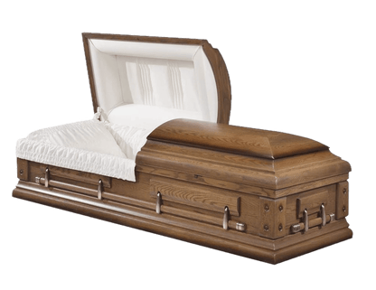 Bayfield (Solid Oak) | Oak Wood Casket with Satin Finish