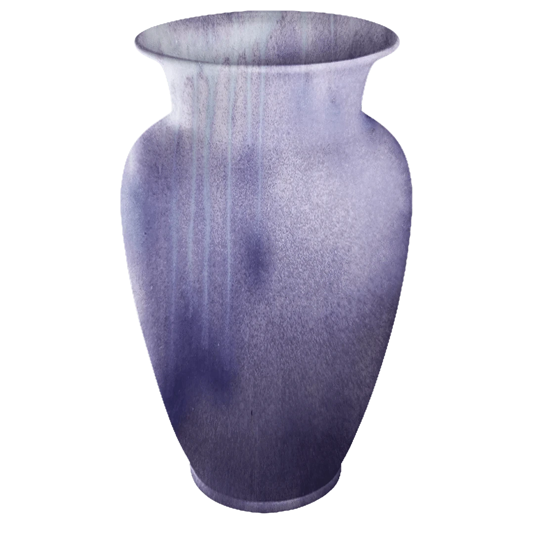 Gloria Vase (Lavender) – Made with Solidified Cremains
