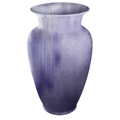 Gloria Vase (Lavender) – Made with Solidified Cremains