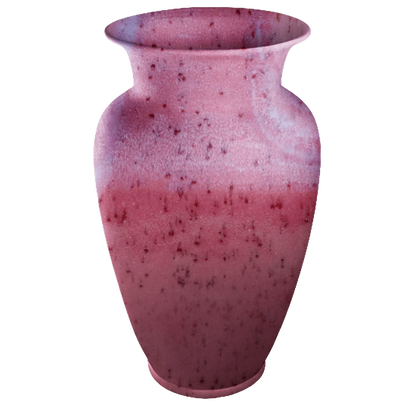 Gloria Vase (Sunstone-Red) – Made with Solidified Cremains
