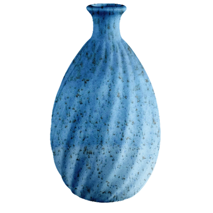 Twist Vase (Agate Blue) – Made with Solidified Cremains