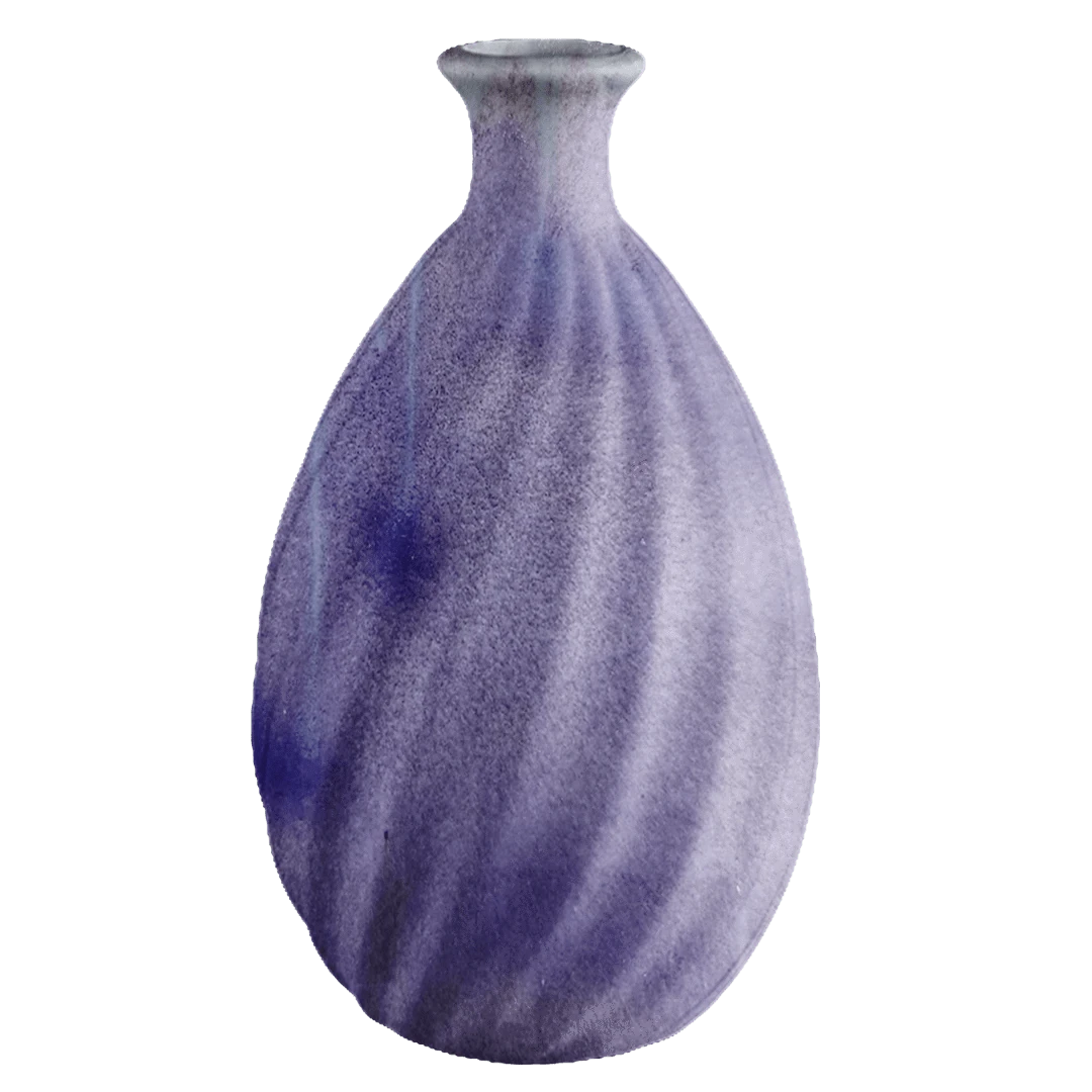 Twist Vase (Lavender) – Made with Solidified Cremains