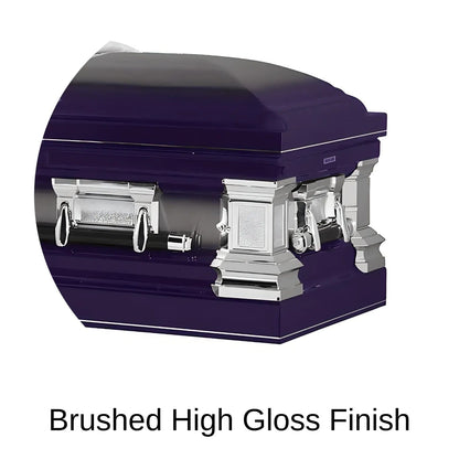 Brushed High Gloss Finish of Titan Casket Era Series Casket