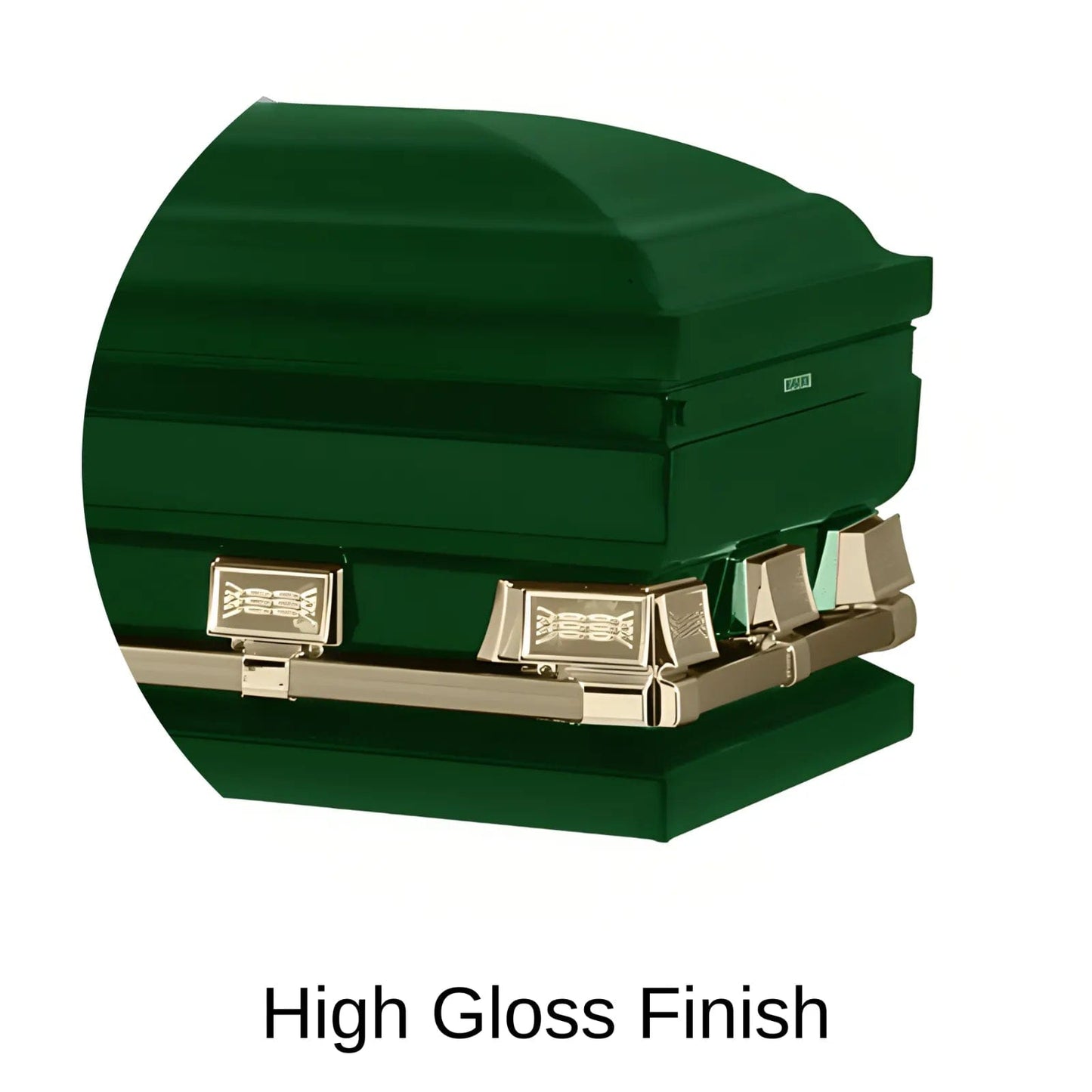 High Gloss Finish Of Titan Atlas XL Series Casket 