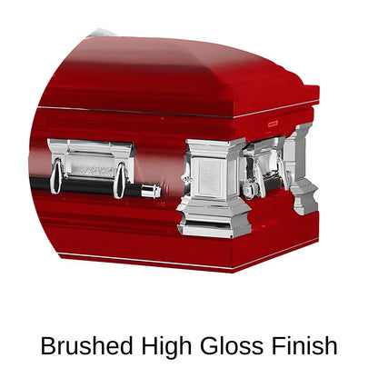 Brushed High Gloss Finish Of Titan Era Series Casket 