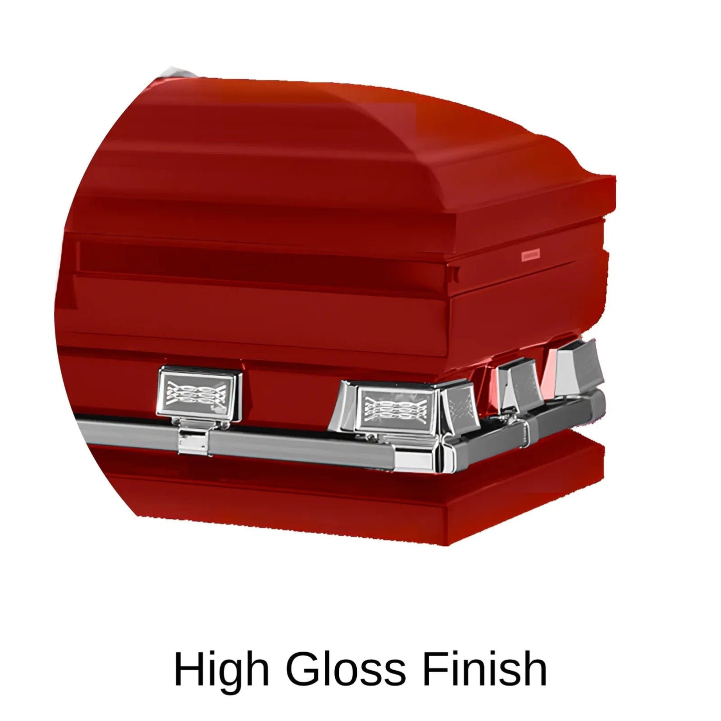 High Gloss Finish Of Titan Atlas XL Series Casket 