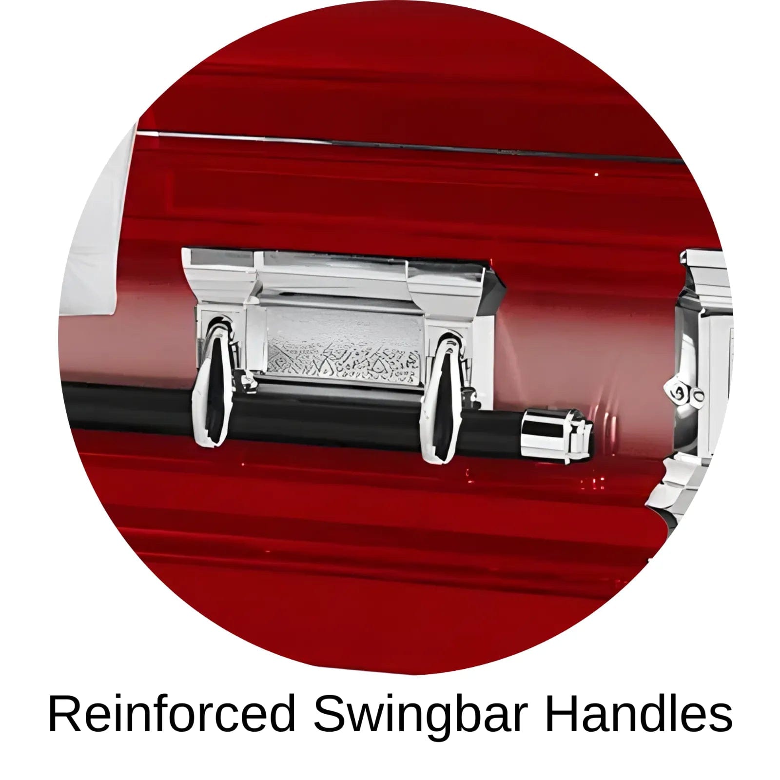 Reinforced Swingbar Handles Of Titan Era Series Casket 