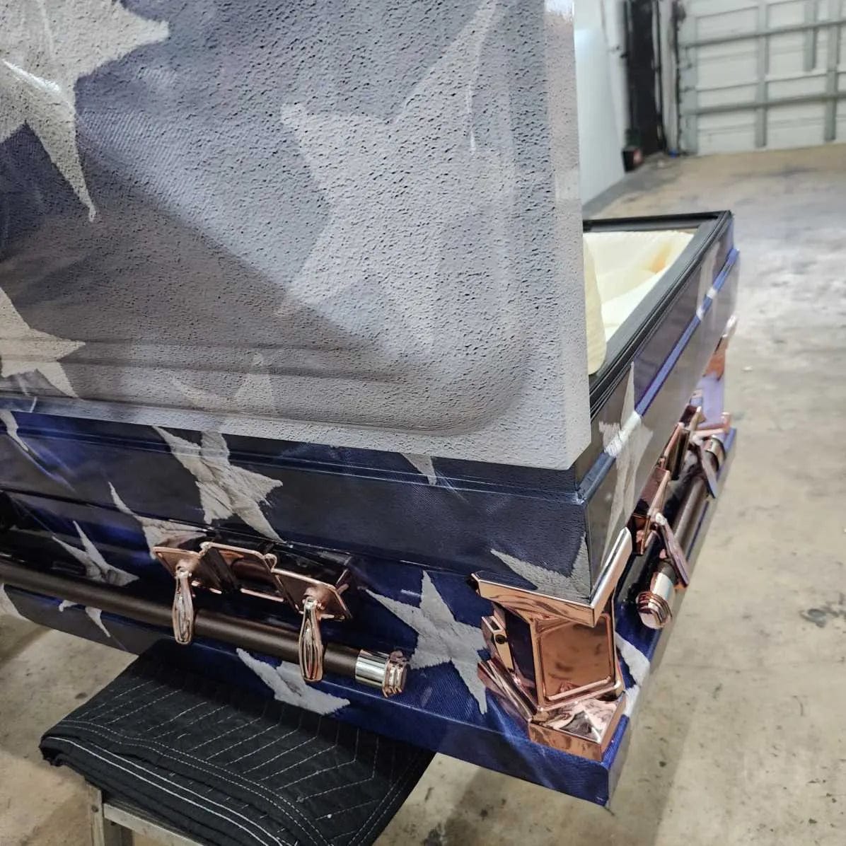 America The Great - Wrapped Casket