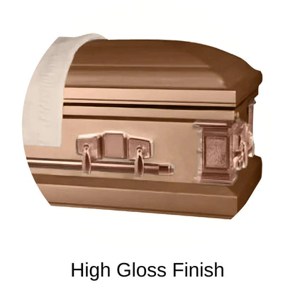 High Gloss Finish of Titan Casket Satin Series Casket