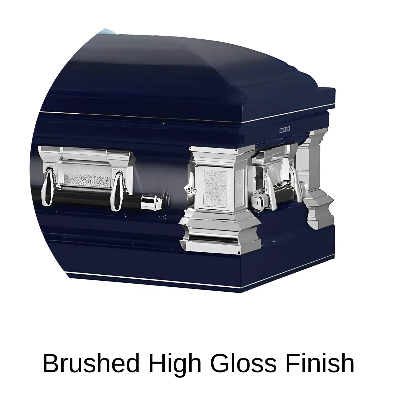 Titan Era Series | Dark Blue STAINLESS Steel Casket – Titan Casket