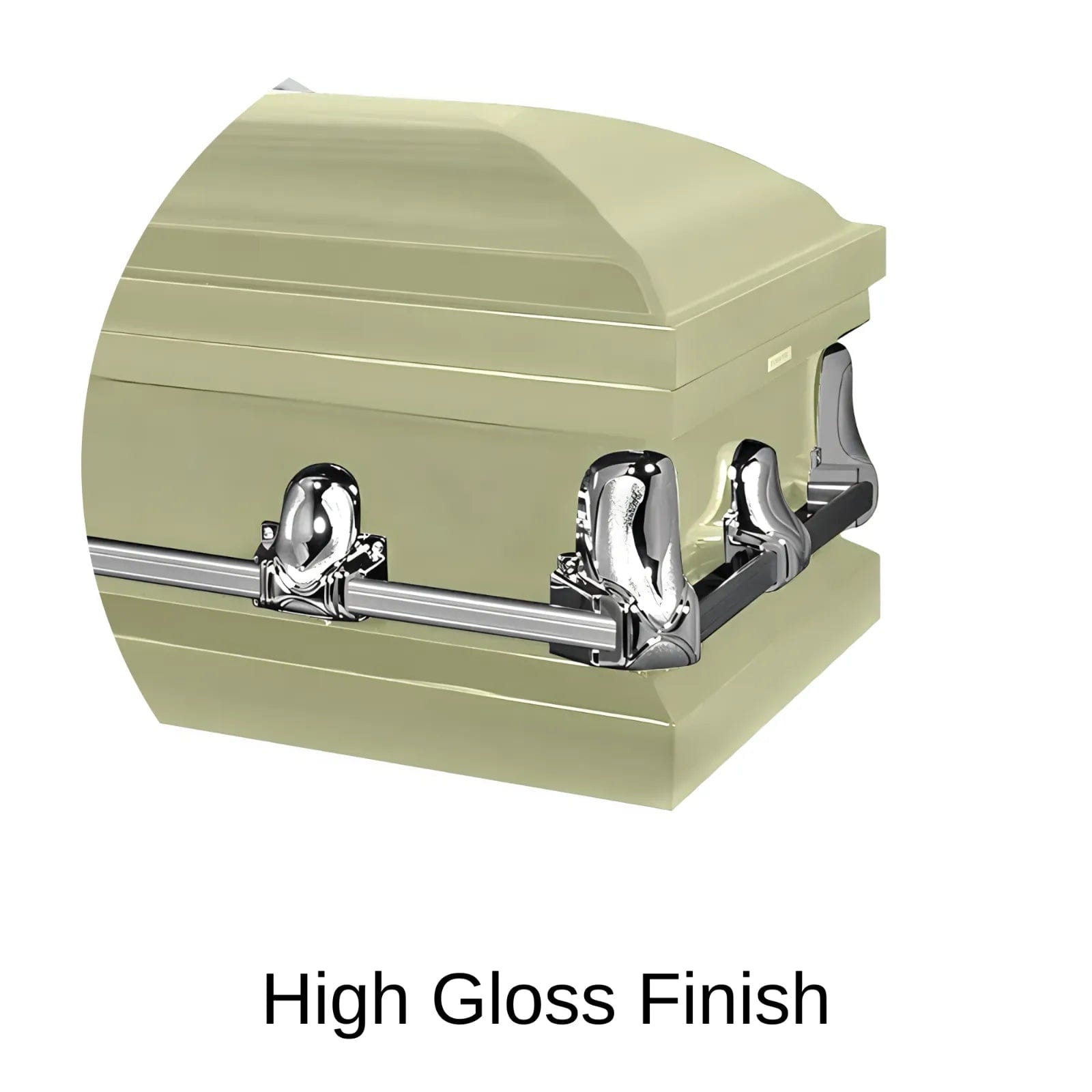 High Gloss Finish Of Titan Orion Series Casket