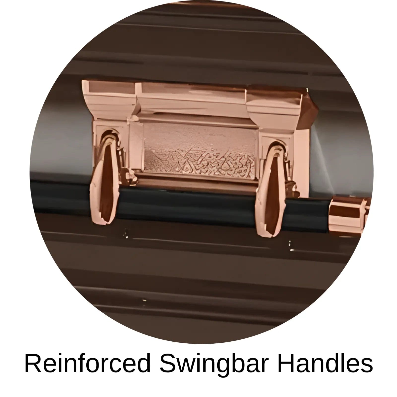 Reinforced Swingbar handles of Titan Casket Era Series Casket