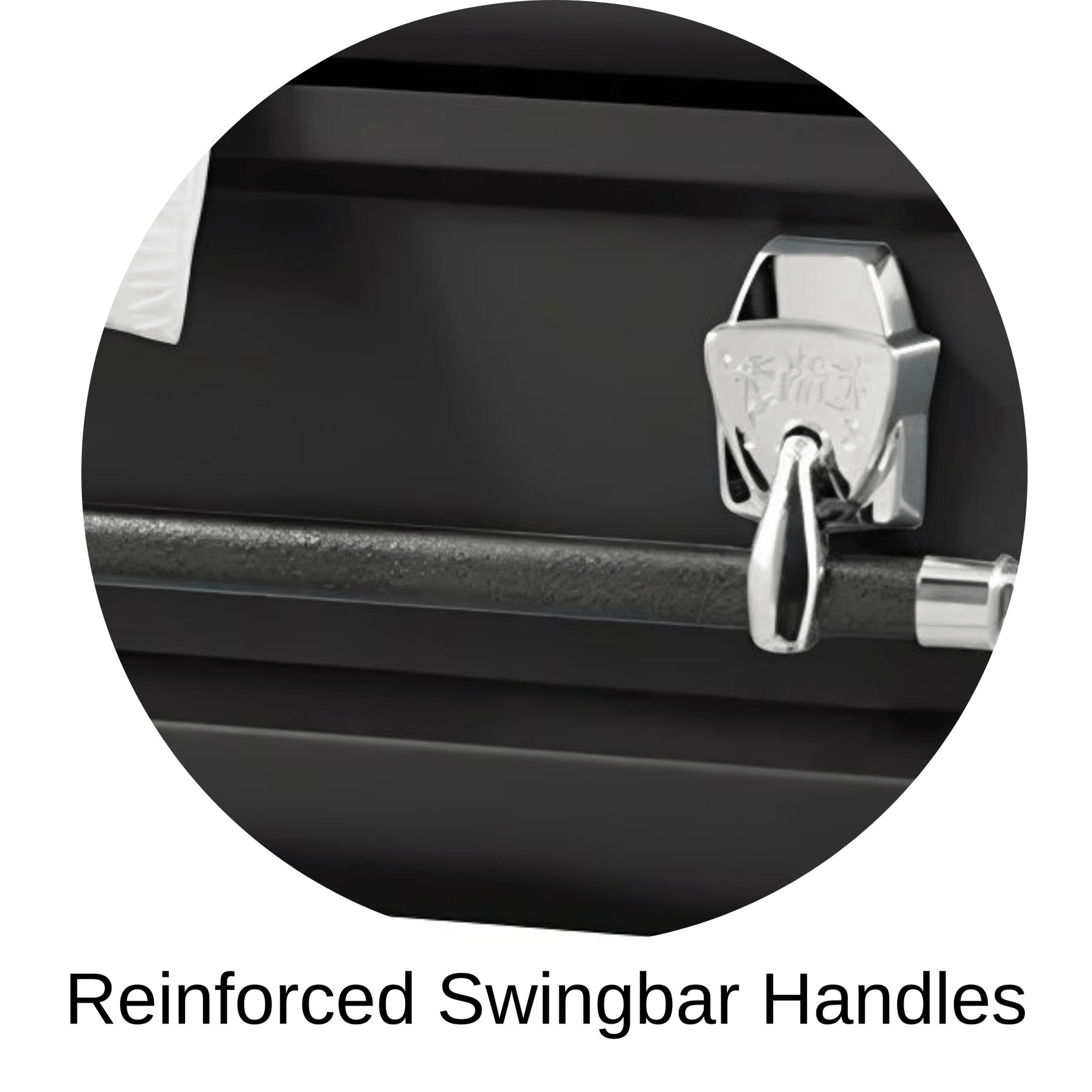Reinforced Swingbar Handles Of Titan Cambridge Series Casket 
