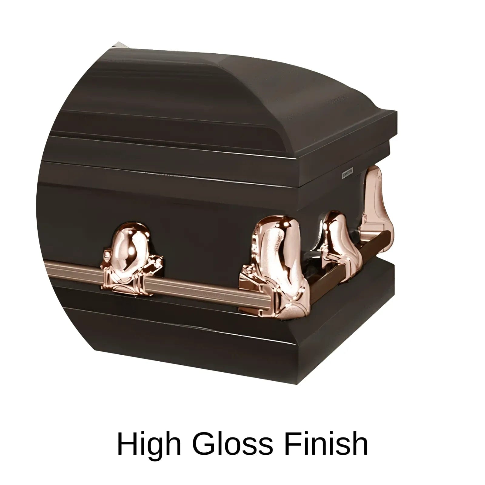 High Gloss Finish Of Titan Orion Series Casket
