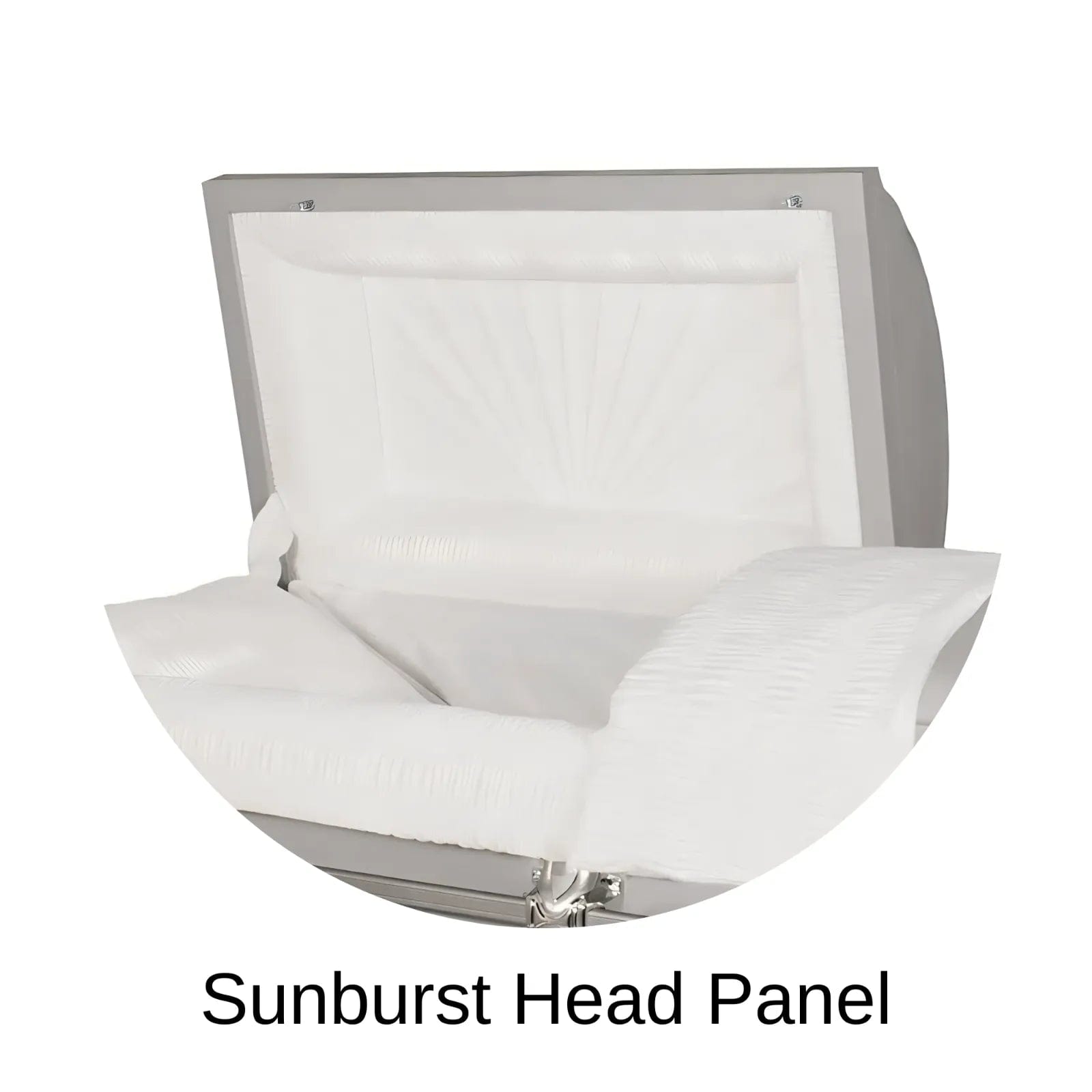 Sunburst Head Panel Of Titan Orion Series Casket