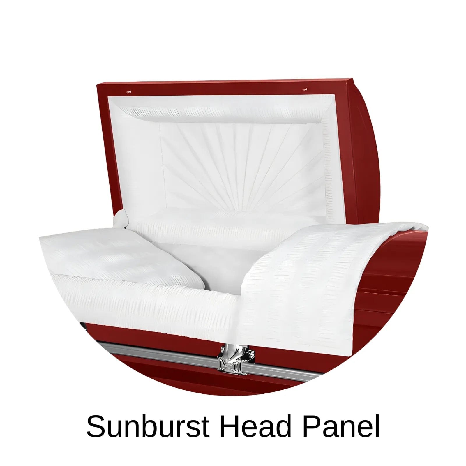 Sunburst Head Panel Of Titan Orion Series Casket