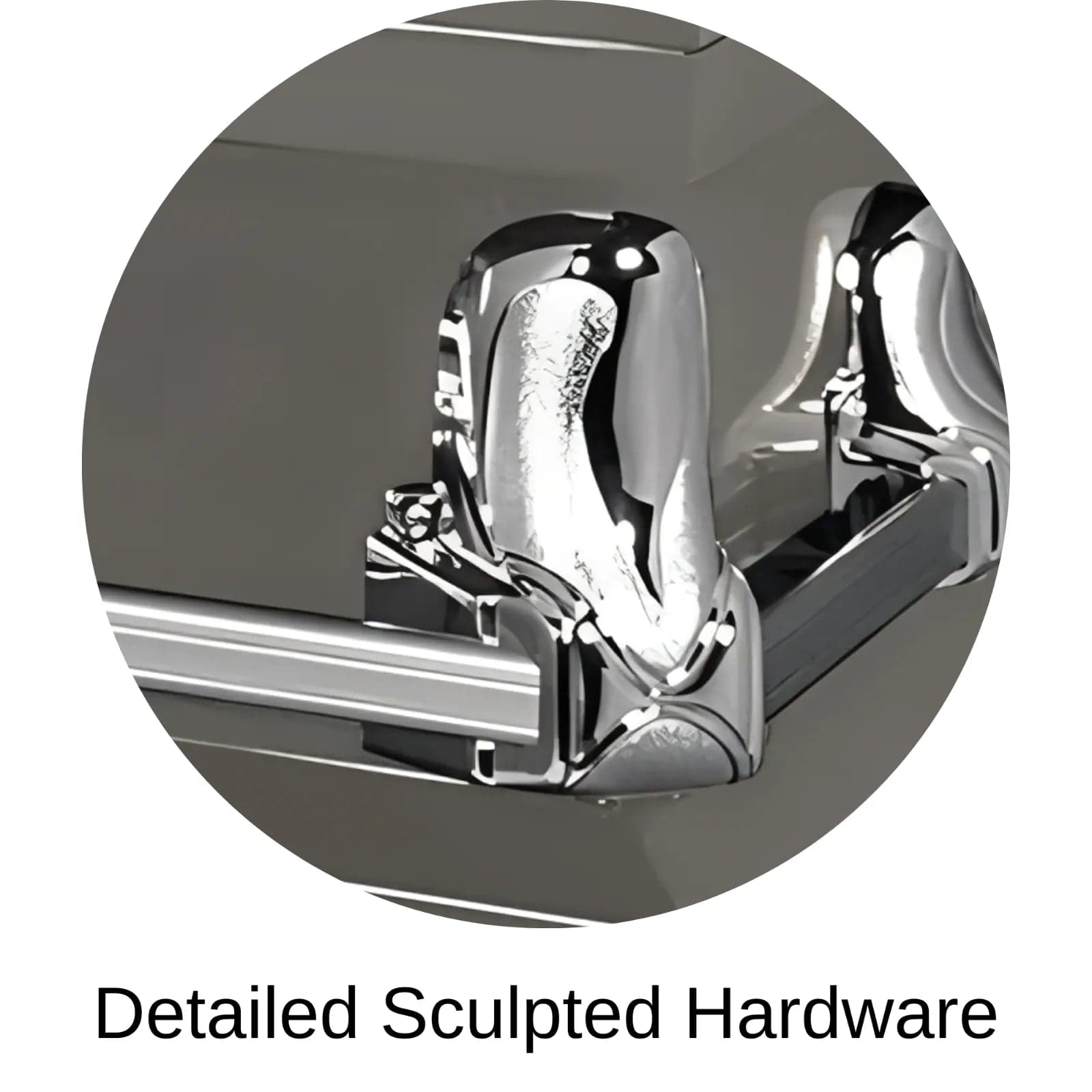 Detailed Sculpted Hardware Of Titan Orion Series Casket