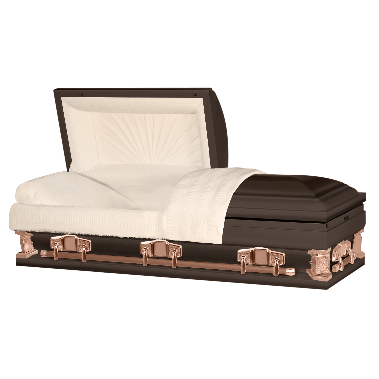 Jupiter XL | Bronze Steel Oversize Casket with Rosetan Interior | 28", 29", 33", 36" - Titan Casket
