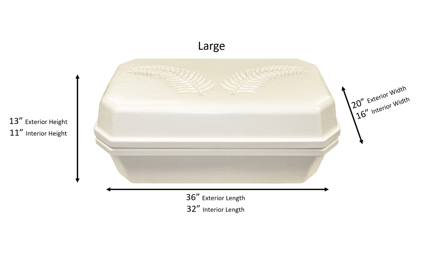 Classic Pet Casket With Interior | Almond & Pink Hibiscus