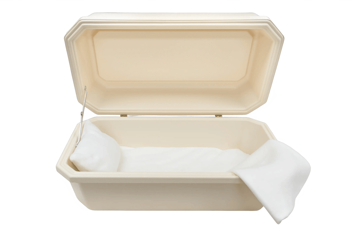 Classic Pet Casket | Almond With Cream