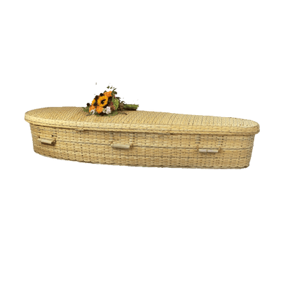 Titan Bamboo | Wicker Casket made from Bamboo - Titan Casket