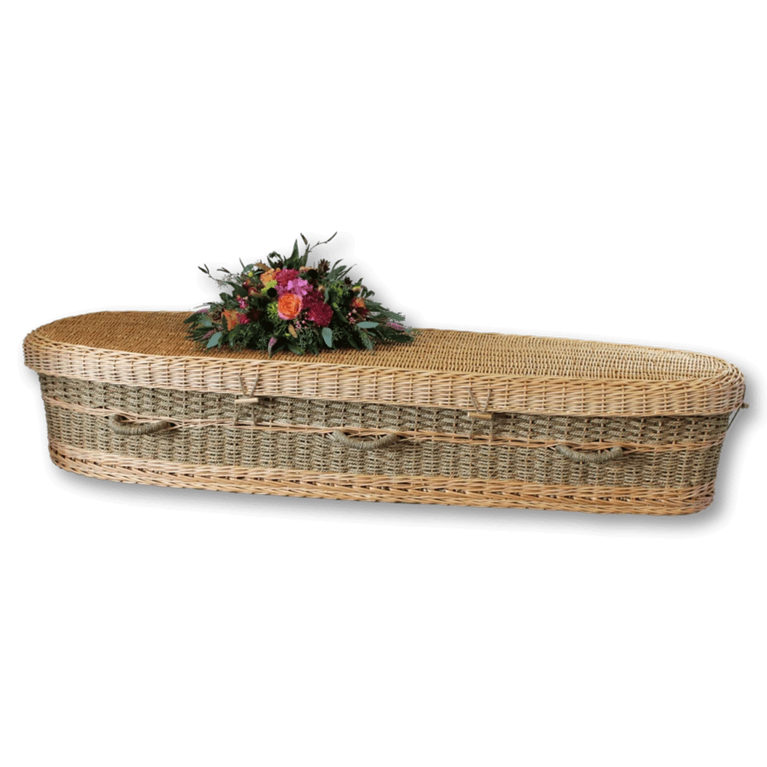 Titan Seagrass | Wicker Casket made from Willow with Seagrass - Titan Casket