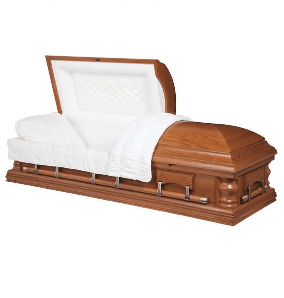VenetoPoplarCasketwithSatinOak