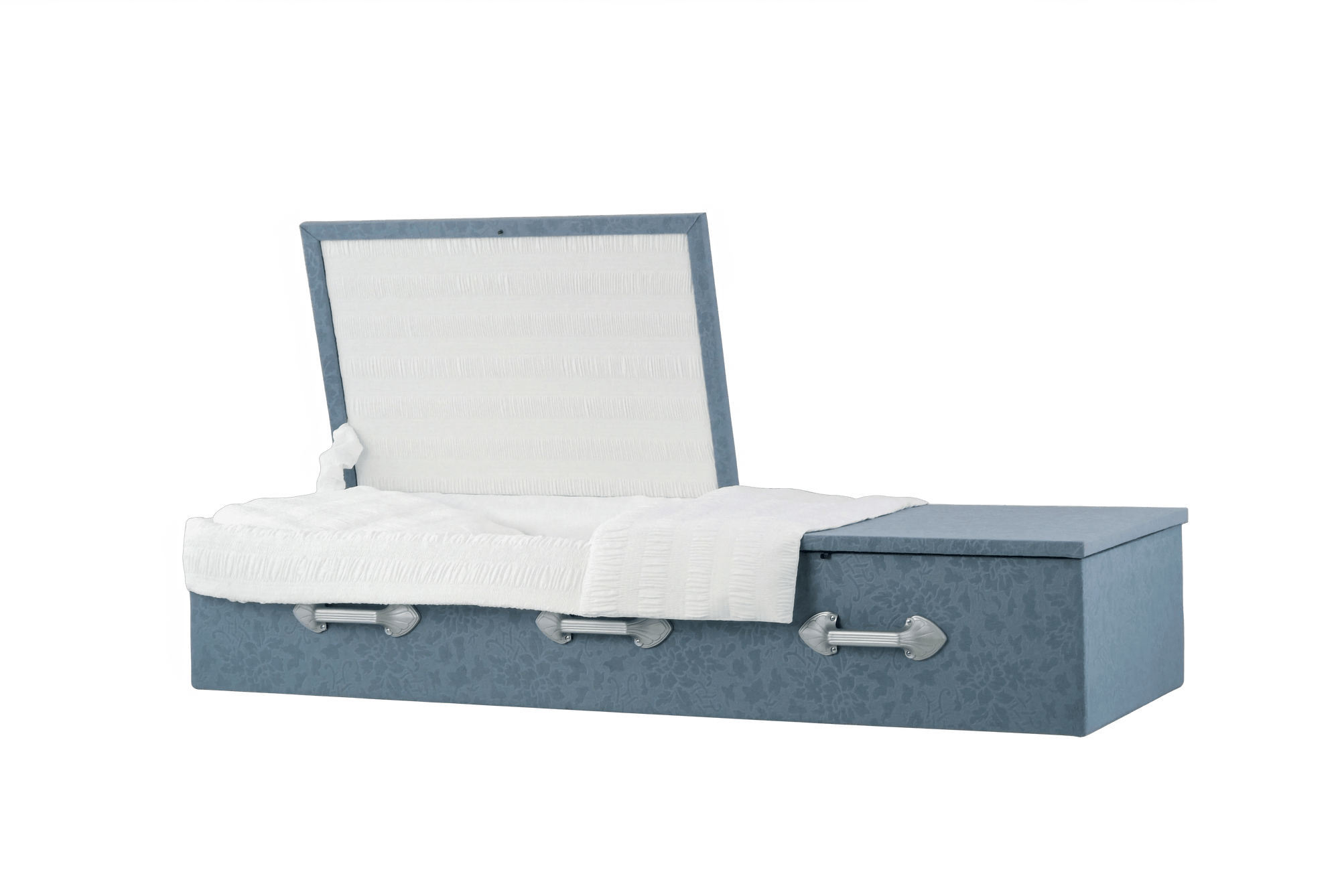 Load image into Gallery viewer, Flat-Top Cloth | Cloth-Covered Casket
