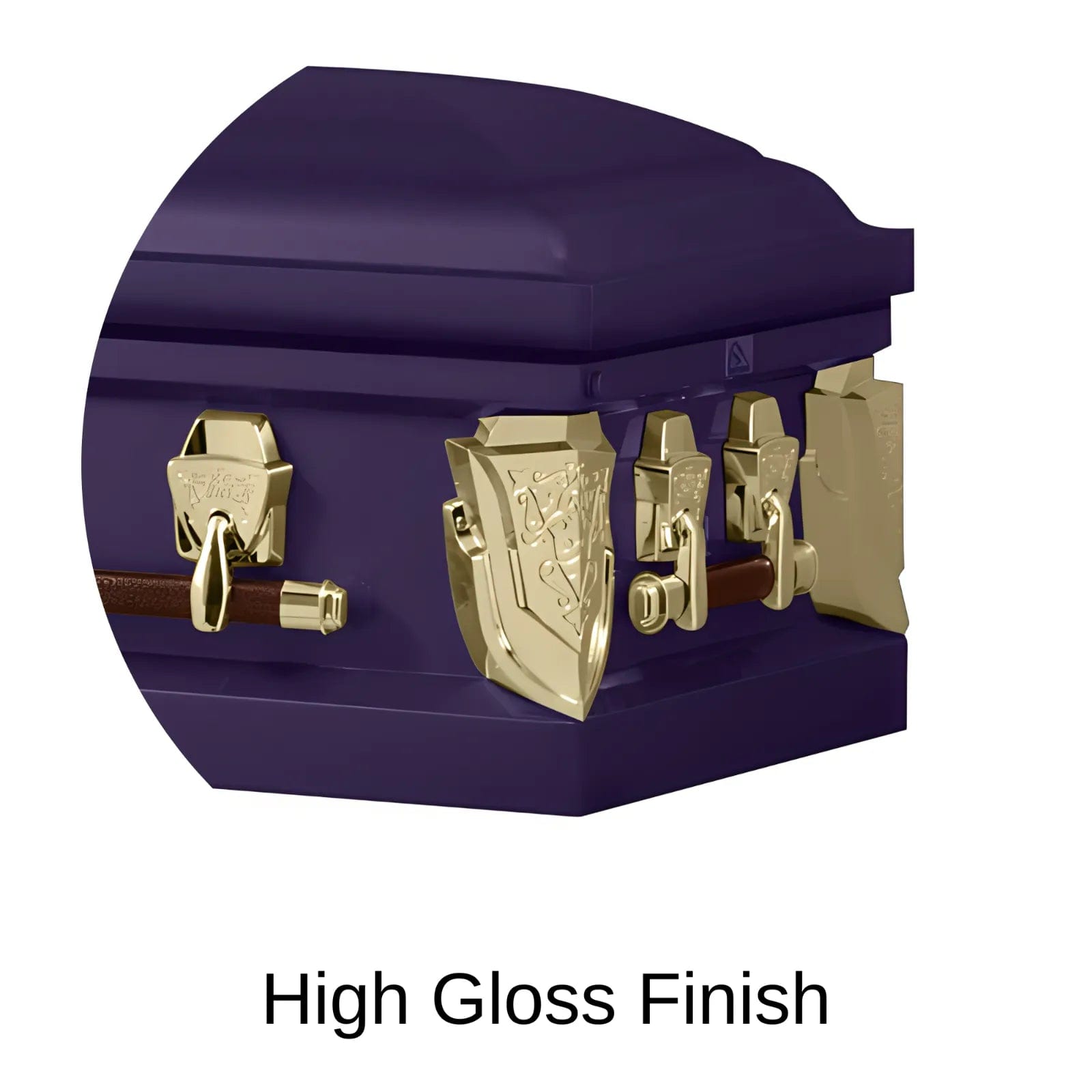High Gloss Finish Of Titan Cambridge Series Casket 